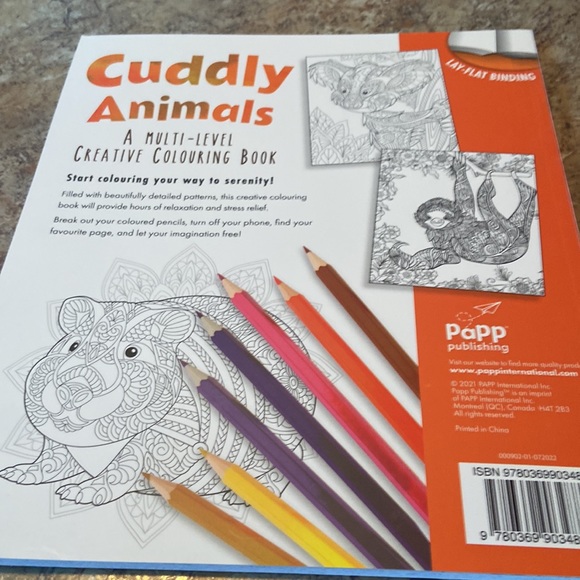 cuddly Animals colouring book. New - Picture 2 of 7